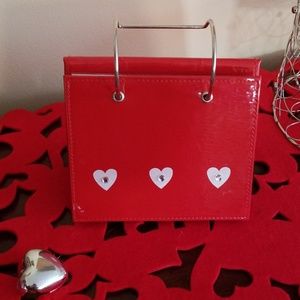 ♥️Red Photo Album with Rhinestones ~ Stands to Display ~ Gift ~ Valentine❤